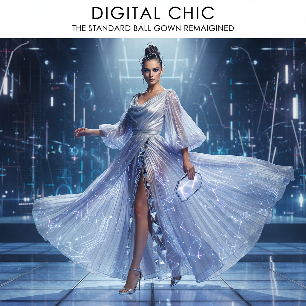 Струящееся платье для стандарта