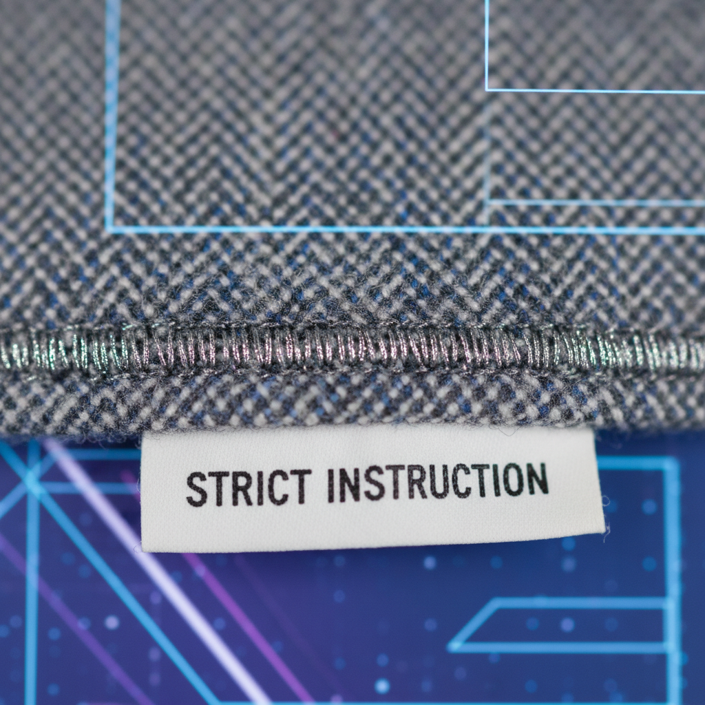 Детали крупного плана: качественный шов на масс-маркет жакете