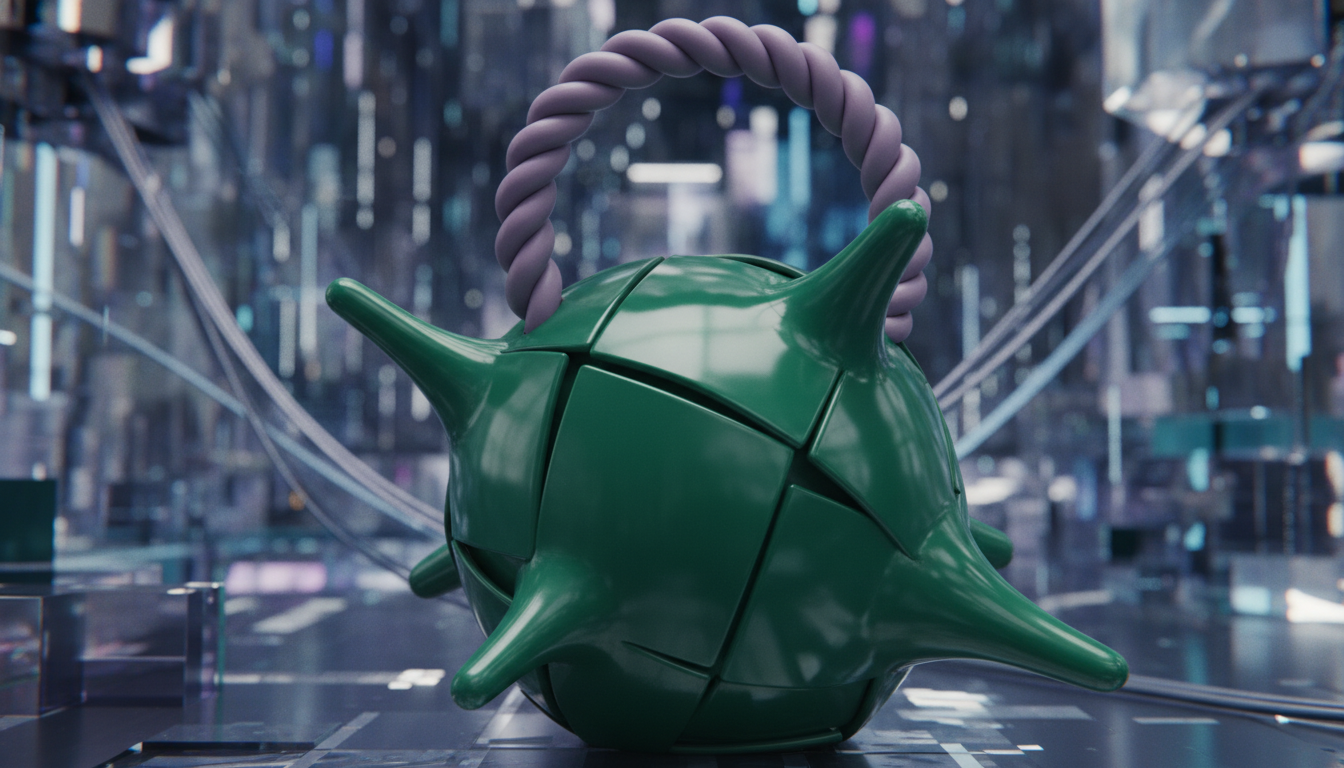 Крупный план на сумку Bottega Veneta с фирменным плетением Intrecciato, выполненную в необычной форме.