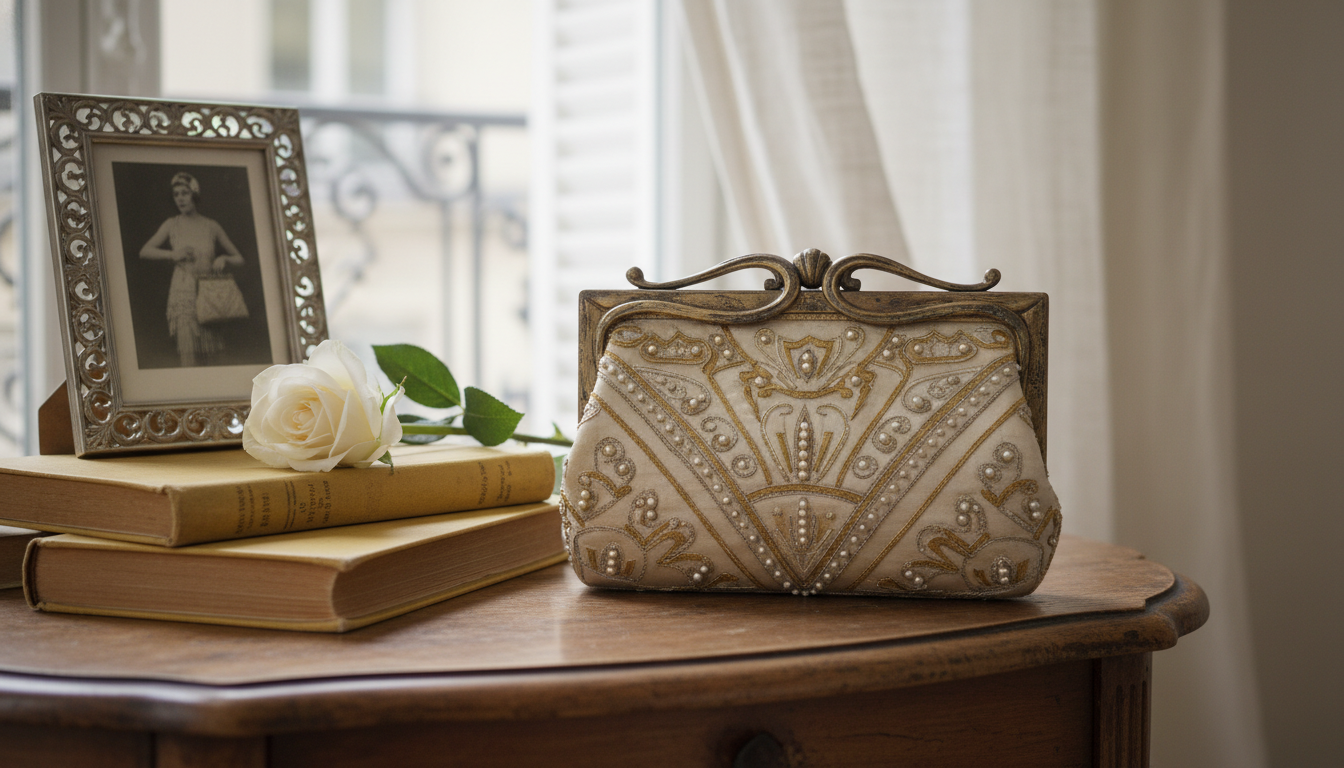 Стильный винтажный клатч или сумка с историей