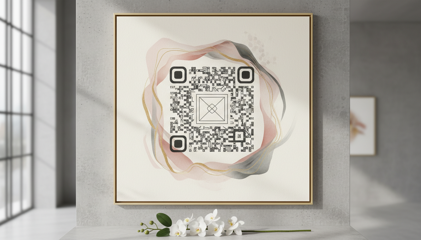 Изображение QR-кода, ведущего к AI-стилисту