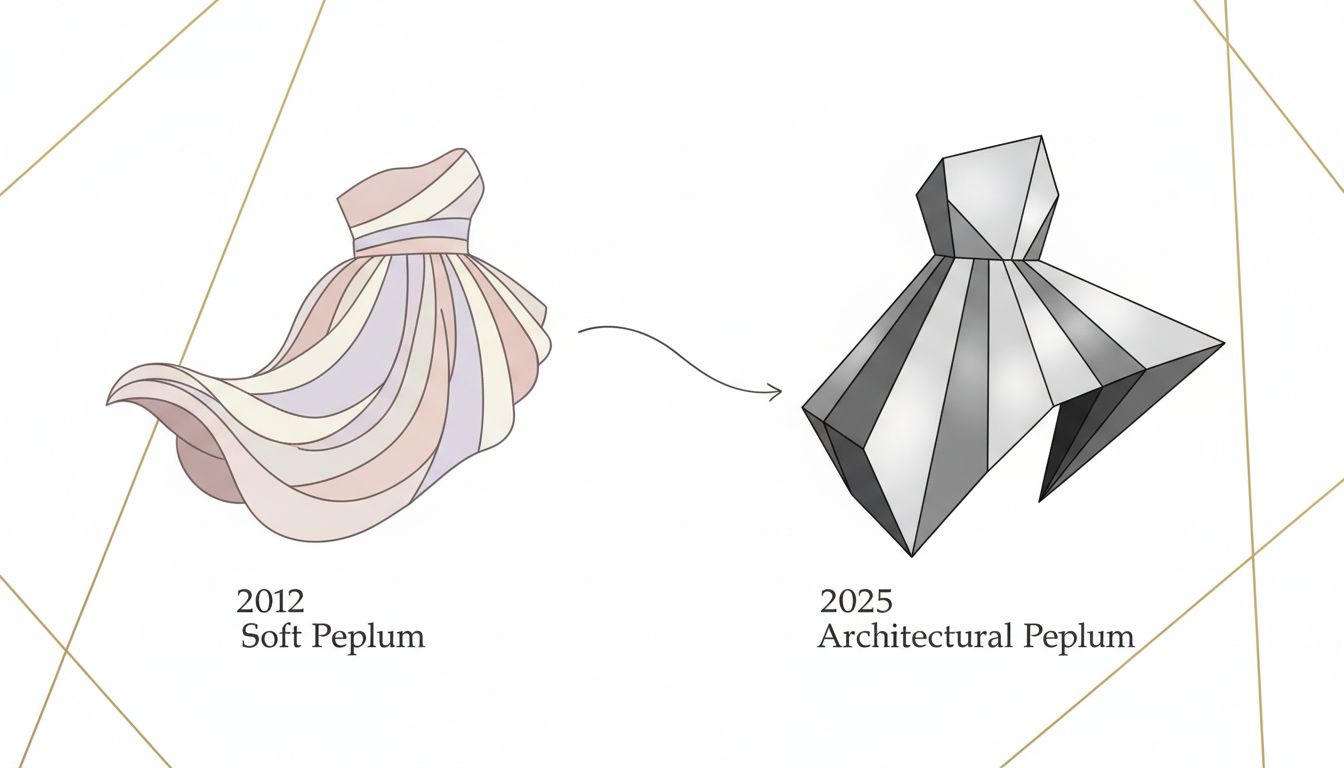 Схема, демонстрирующая разницу между мягкой баской 2012 года и жесткой, угловатой архитектурной баской 2025 года.