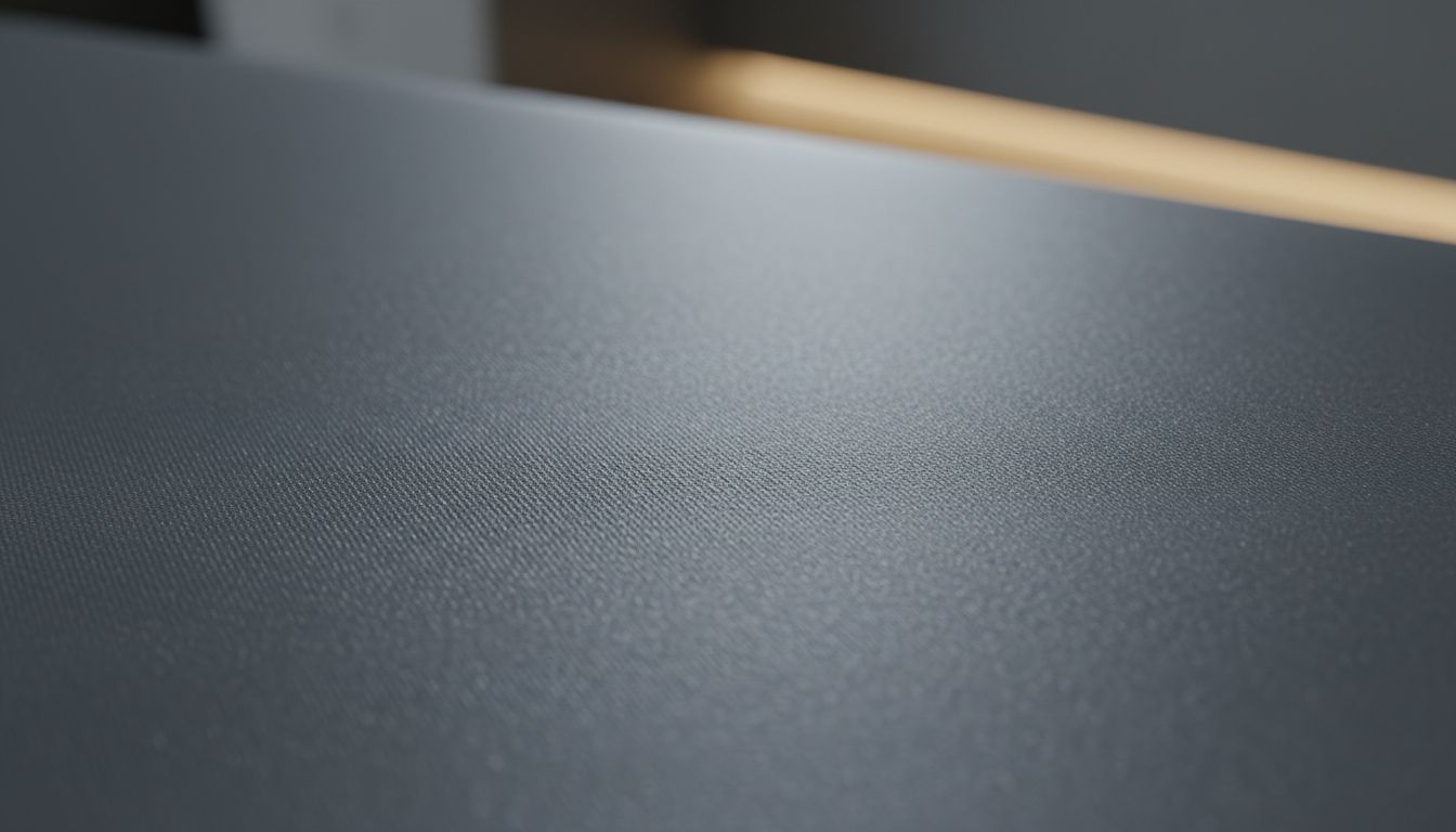 Крупный план плетения технического сатина, демонстрирующий его плотность и легкий глянцевый отлив.